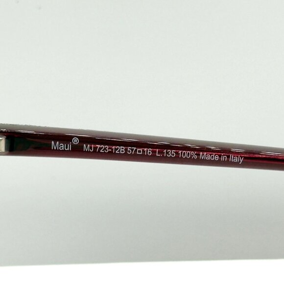 Maui Jim Ocean Tortoise Raspberry Rose Polarized Sunglasses MJ723-12B Women - Picture 4 of 9